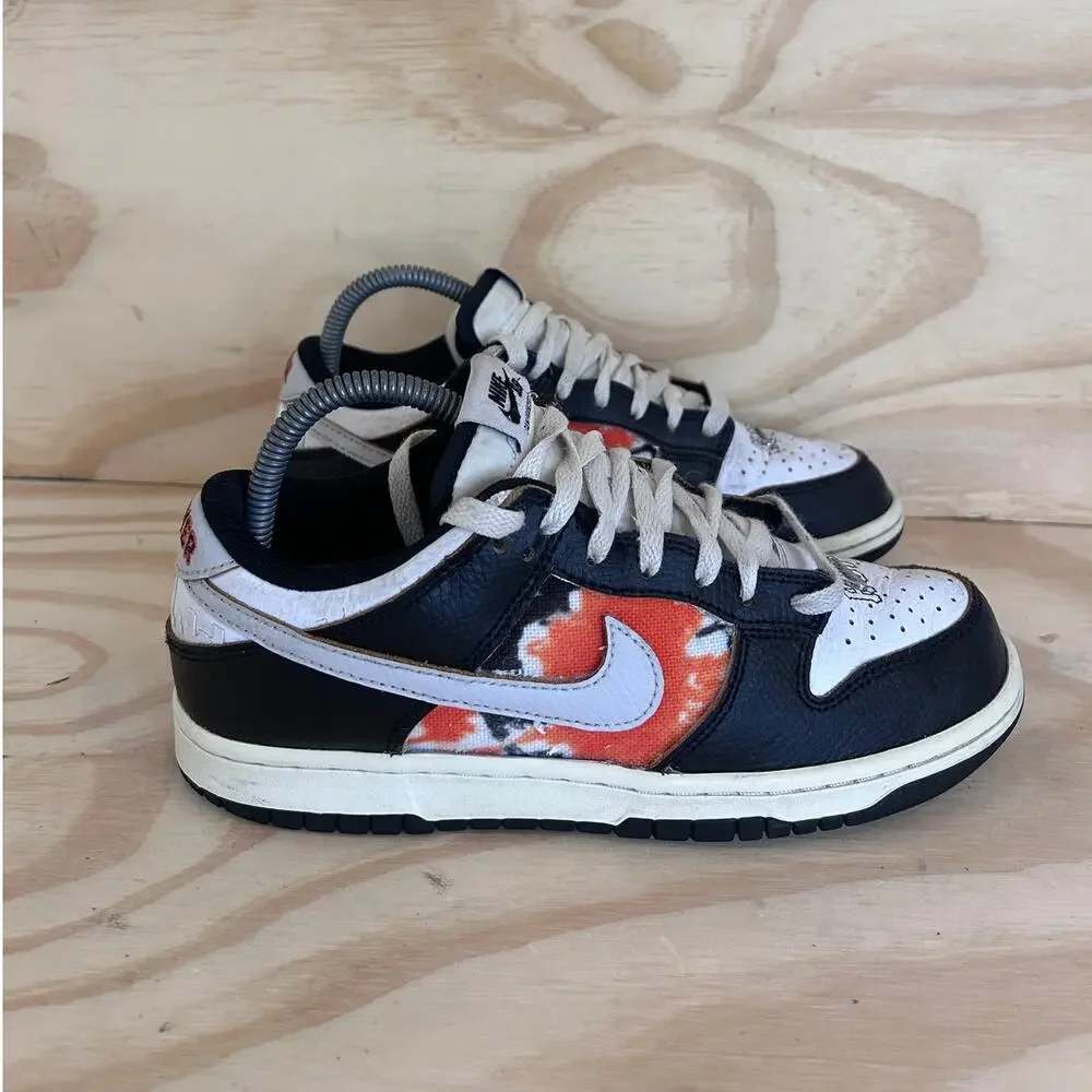 Nike SB Dunk Low Huf San Francisco Sneakers Black/White Big Kid's 6.5 FD8775-001